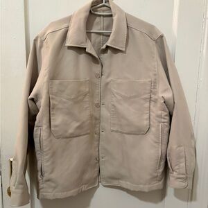 lululemon men Beige Button-Up jacket/shirt